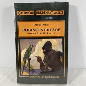 Caedmon Children's Classics Robinson Crusoe Audio Cassette Sealed Ian Richardson